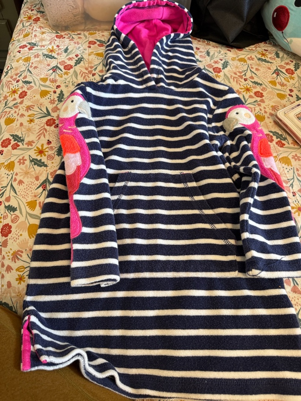 Mini Boden towel swim cover up